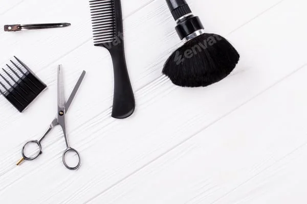 Friseurwerkzeuge für Schnitt und Styling